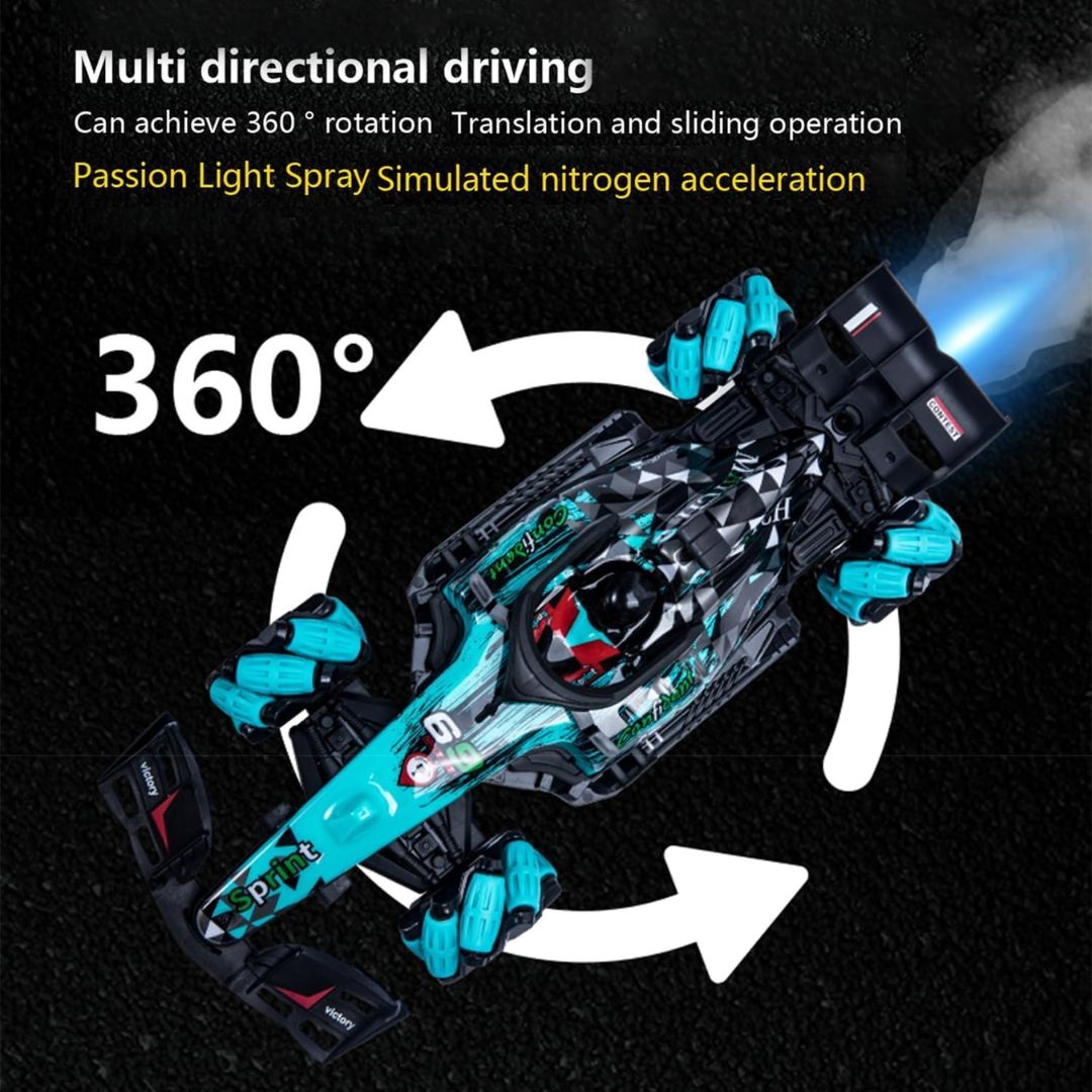 Carro F1 con Sensor de Gestos y Drift 🔥