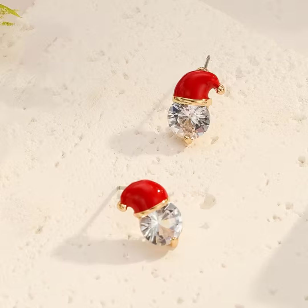 Aretes Navideños Elegantes – Edición Festiva 🎅🦌