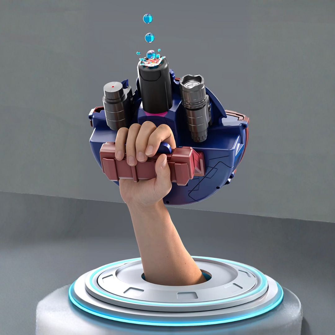 Juguete del Capitán América 2 en 1: Escudo + Lanzador